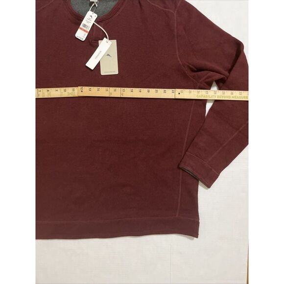 Tommy Bahama Men's Reversible Flipshore Abaco Size 3XL Black Cherry Heather NWT - Picture 6 of 9